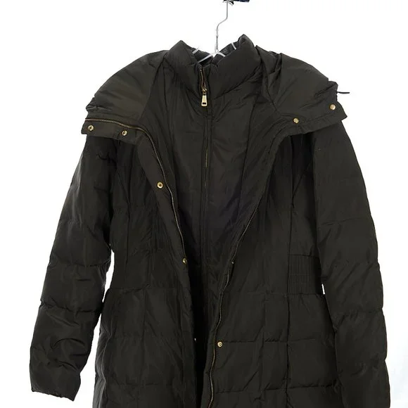 Cole Haan Bib Insert Down & Feather Fill Coat Women's Size XL - Picture 9 of 12